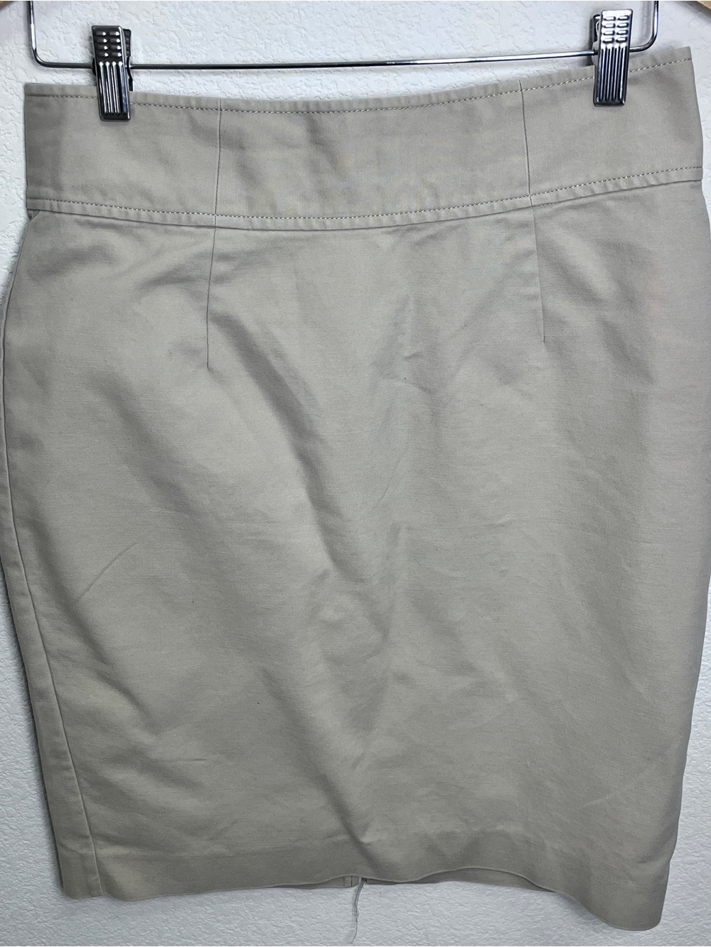 Old Navy Neutral Beige Pencil Skirt